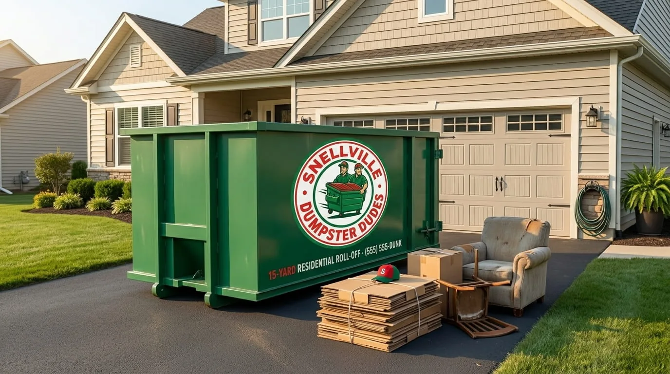 15 Yard Dumpster in Snellville GA