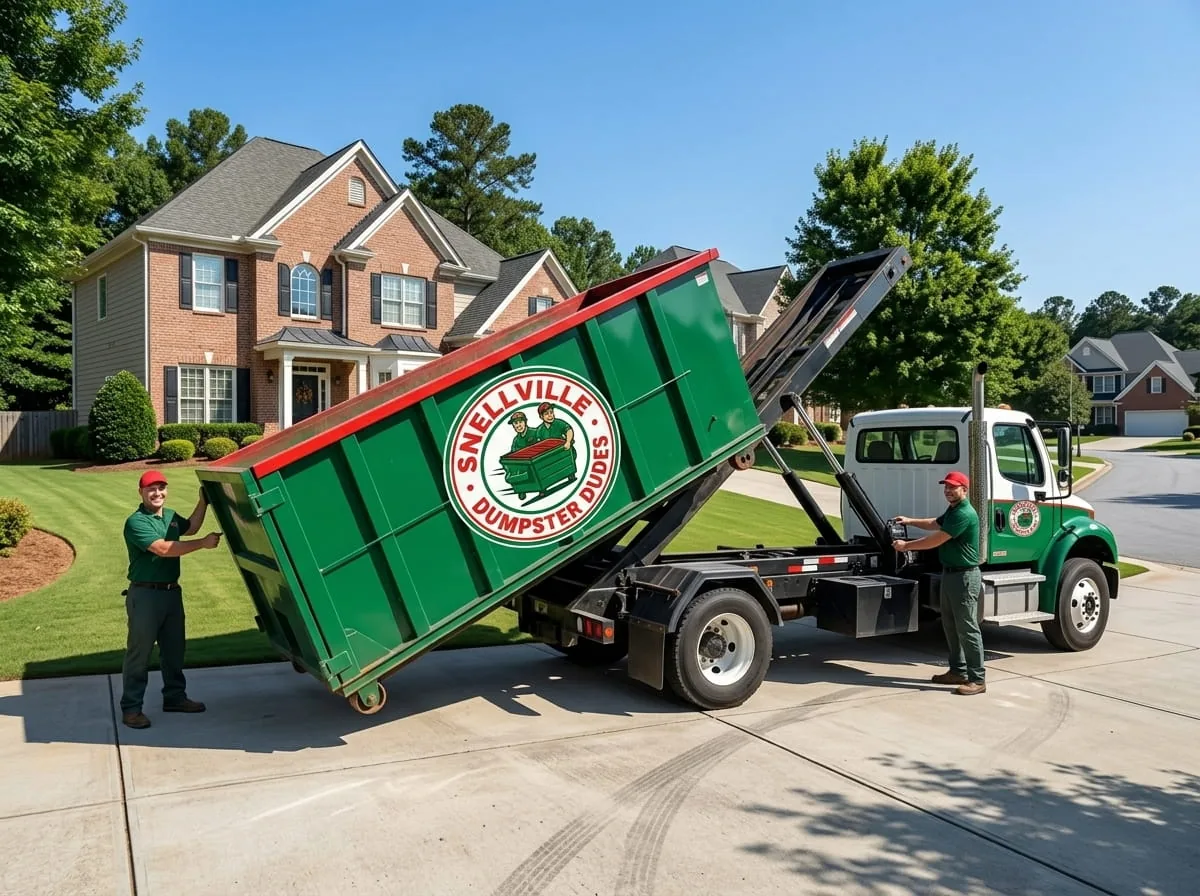 Dumpster rental in Lilburn GA Roll-off dumpster rental serving Lilburn, GA